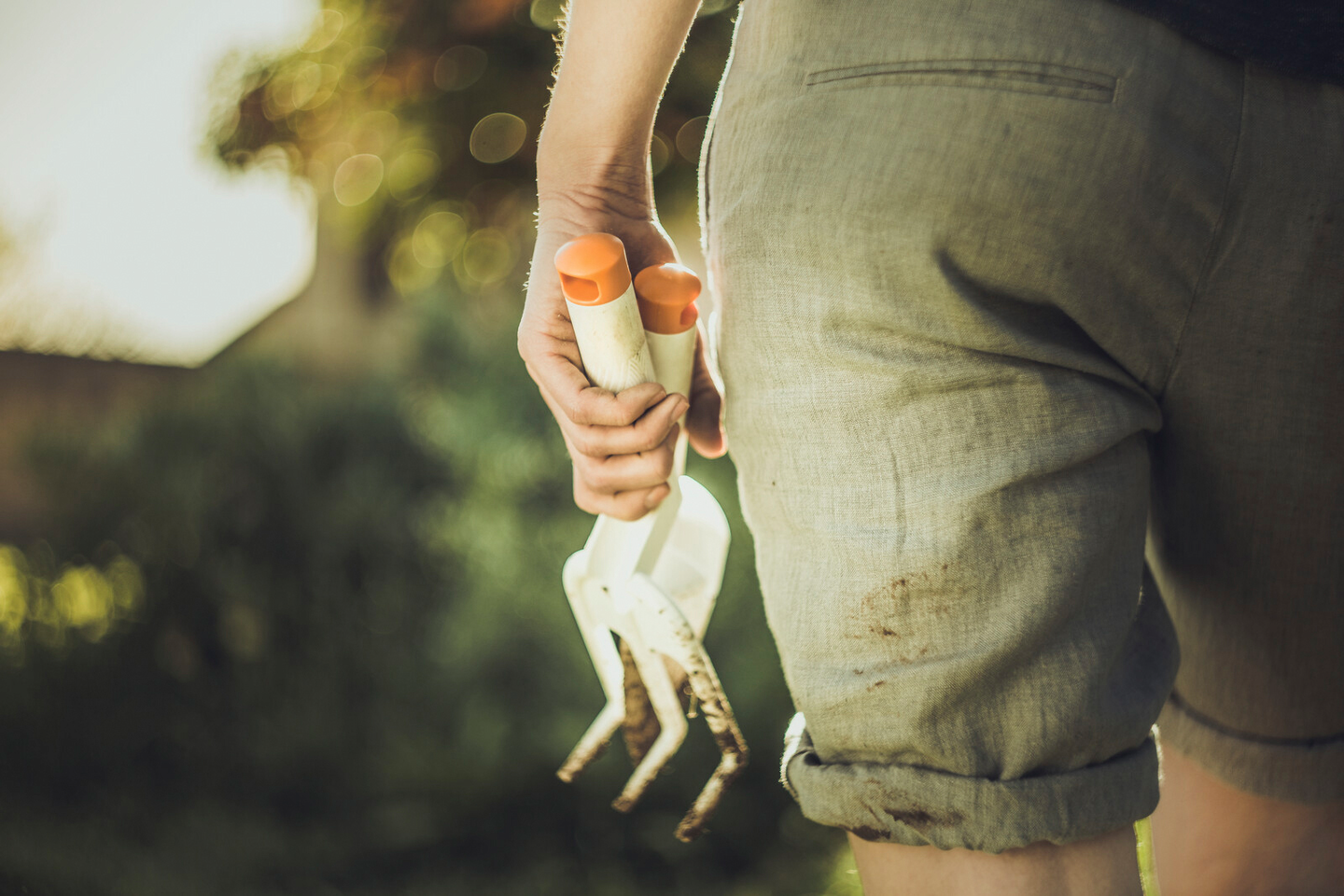 Istutustalikko Fiskars valkoinen