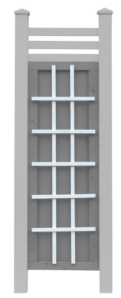 Aitajärjestelmän tolpanhattu Tammiston Puu maalattu valkoinen