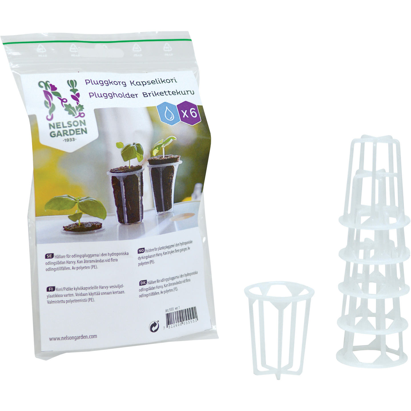 Kapselikori Nelson Garden vesiviljelyyn 6kpl