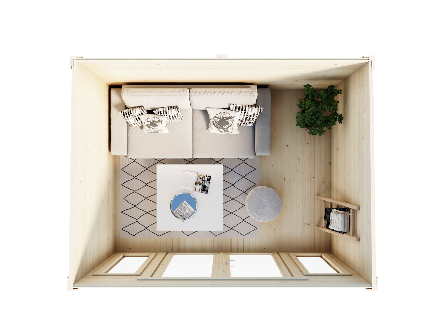 Vierasmaja Luoman Lillevilla Suovu 8,3m²