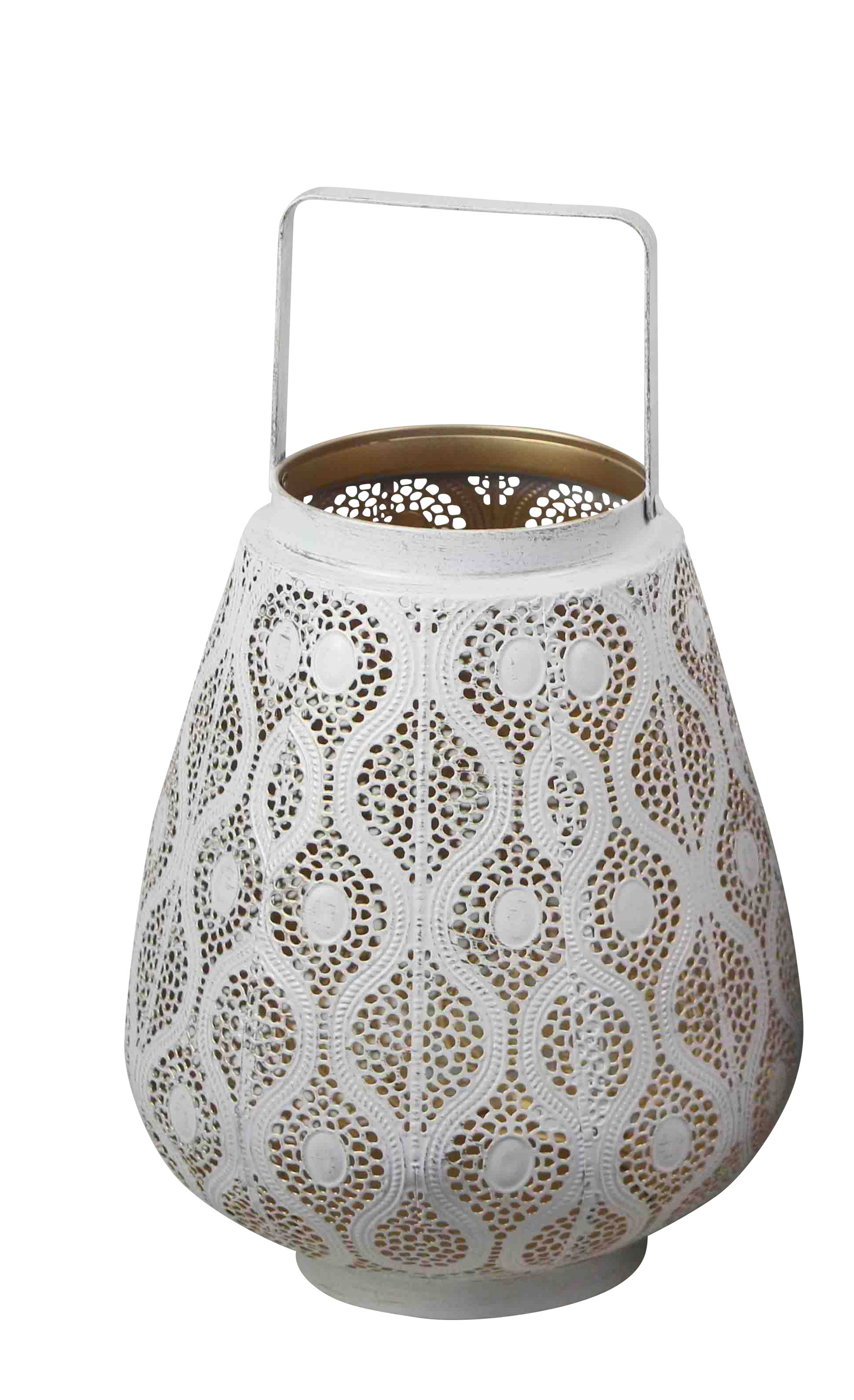 LYKTA CELLO SPETS VIT-GOLD 30CM