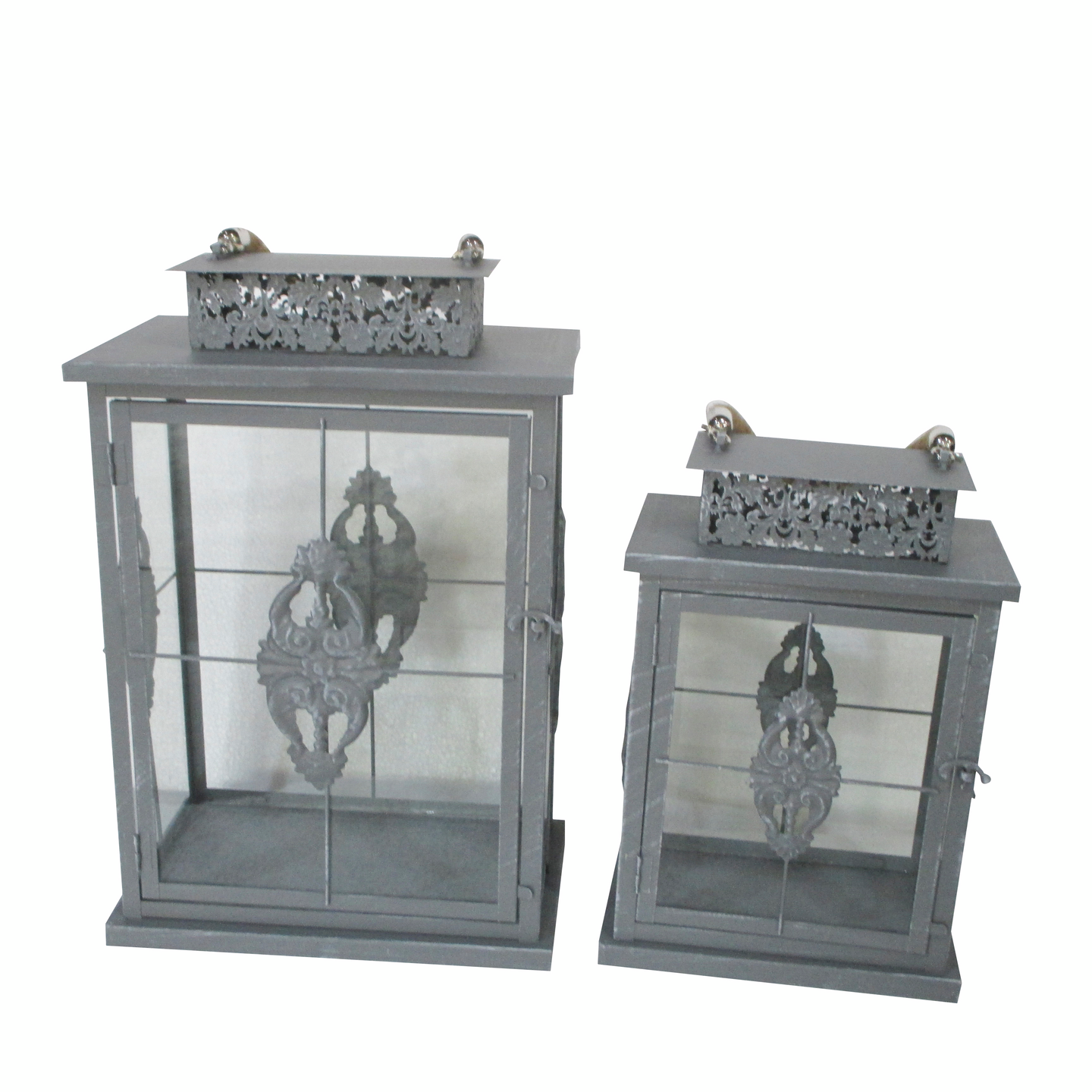 Lyhty Cello romanttinen harmaa 32cm