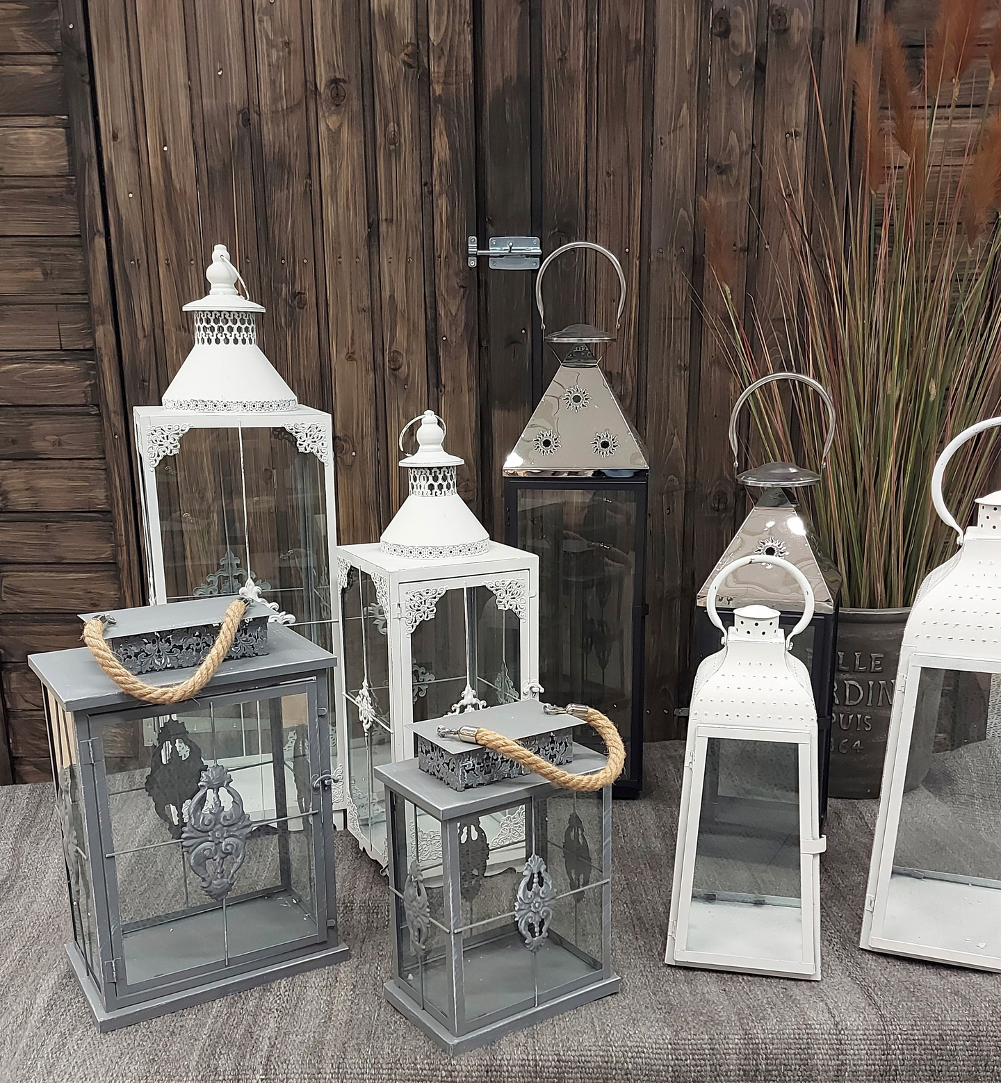 Lyhty Cello teräs musta-hopea 52,7cm