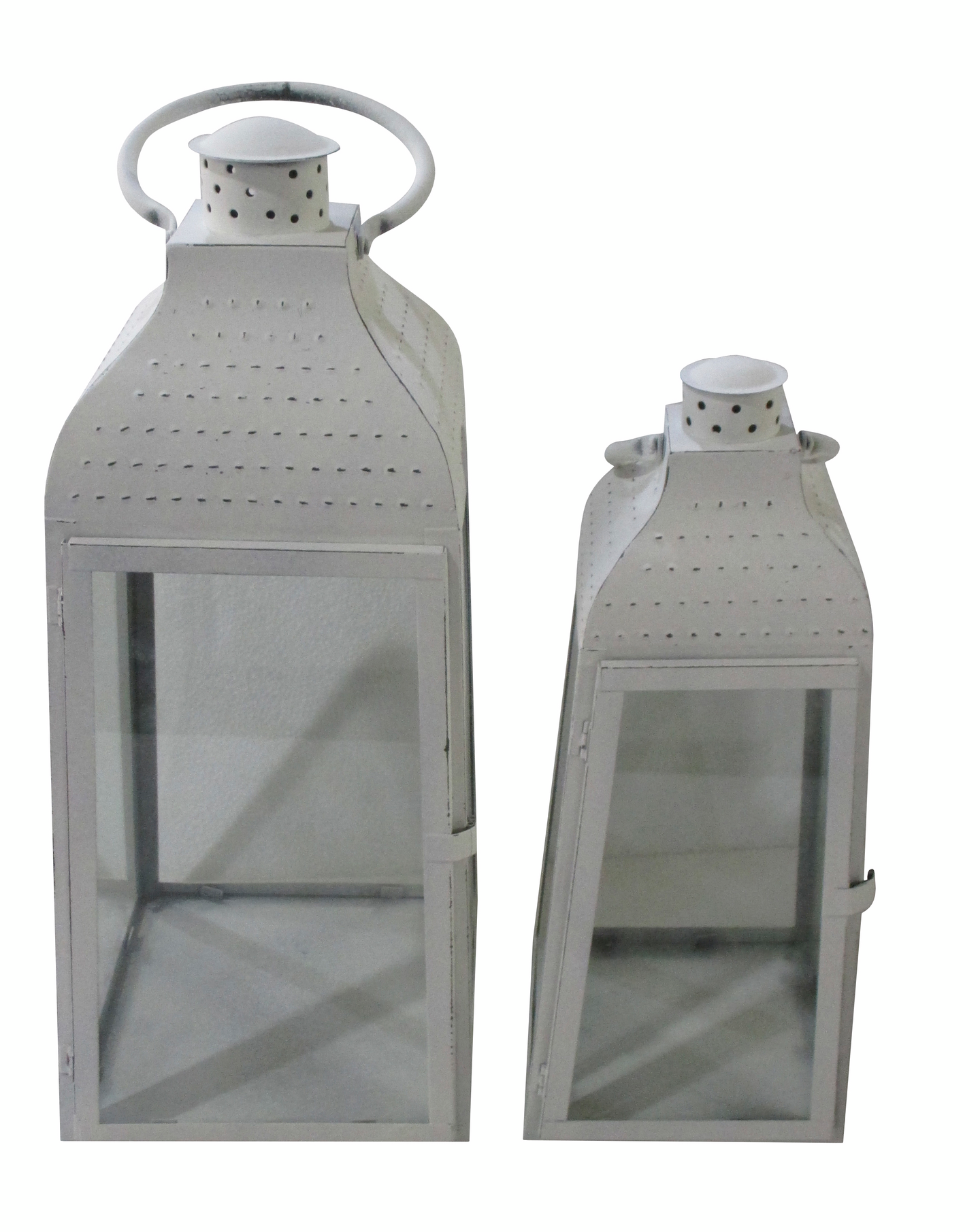 Lyhty Cello rustiikki valkoinen 40,5cm