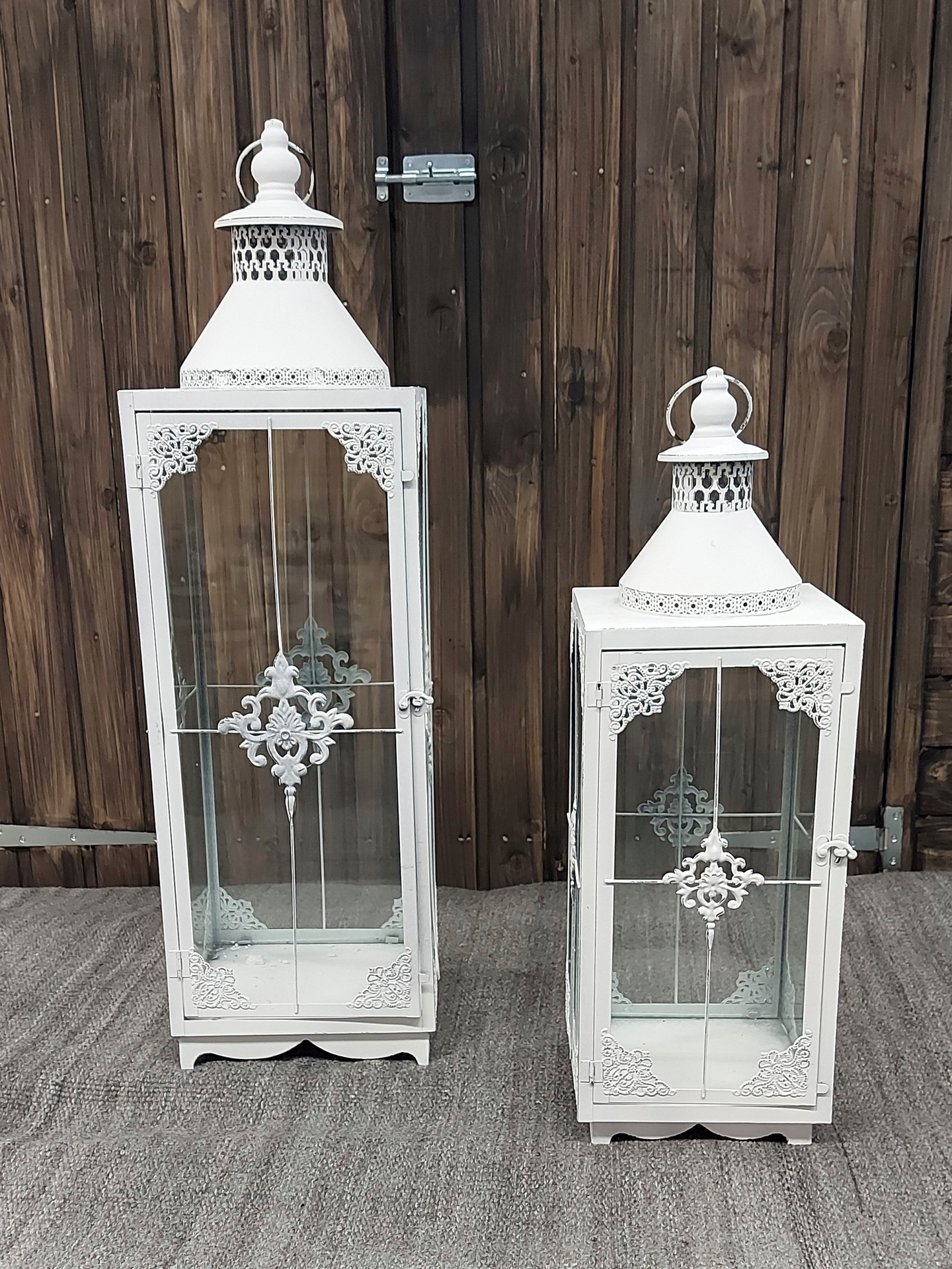 Lyhty Cello romanttinen valkoinen 60,5cm