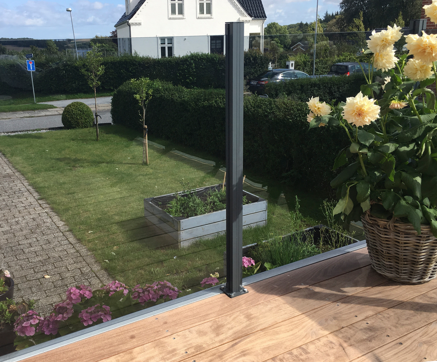 Lasiaitapaneeli HORTUS savu 100x80cm