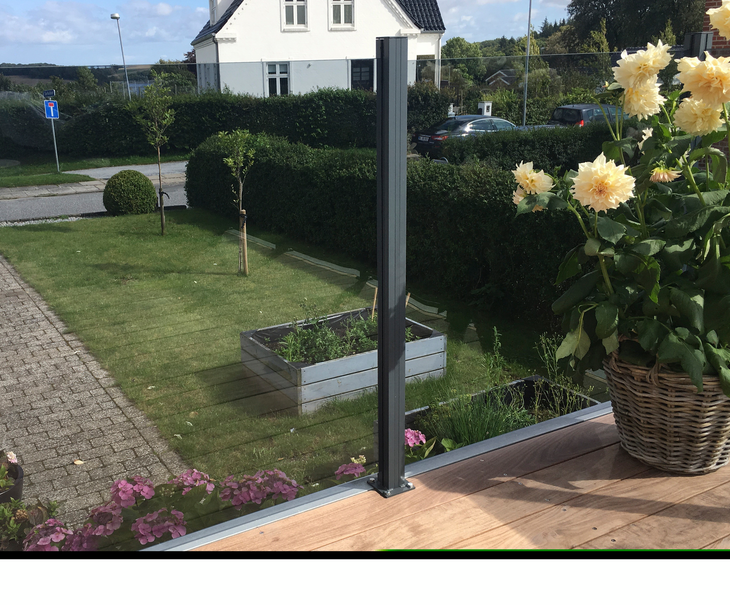 Lasiaitapaneeli HORTUS savu 100x100cm