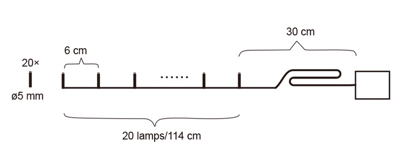 Led-valosarja Cello hopea IP20