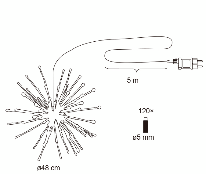 Valotähti Cello poinsettia 30cm IP44