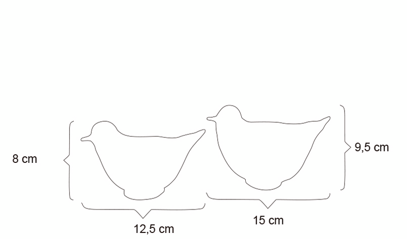 Pöytäkoriste Cello led linnut 11cm IP20