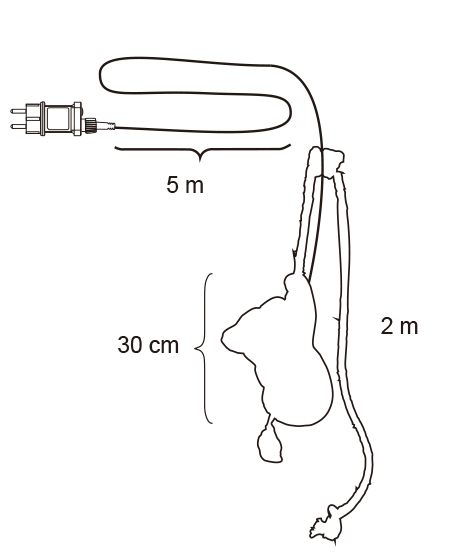 Led-valokarhu Cello 30cm IP44
