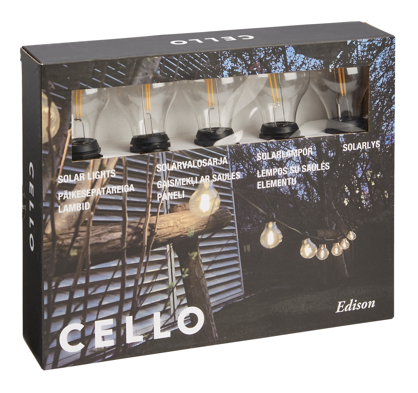 SOLARLAMPOR CELLO EDISON IP44