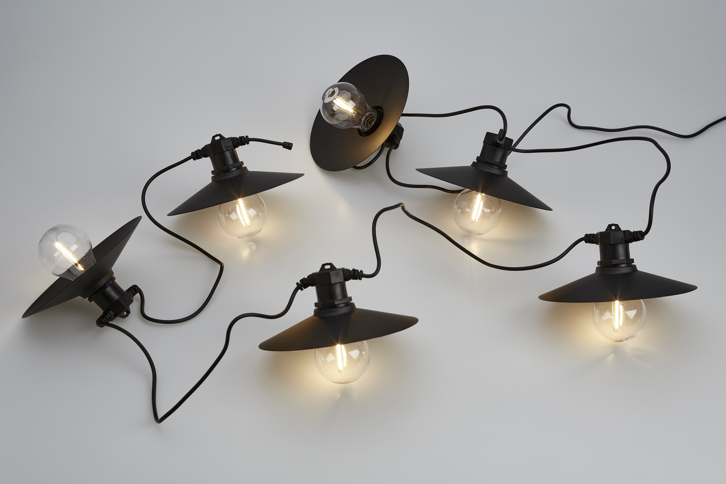 Led-valosarja Cello Garden musta IP44