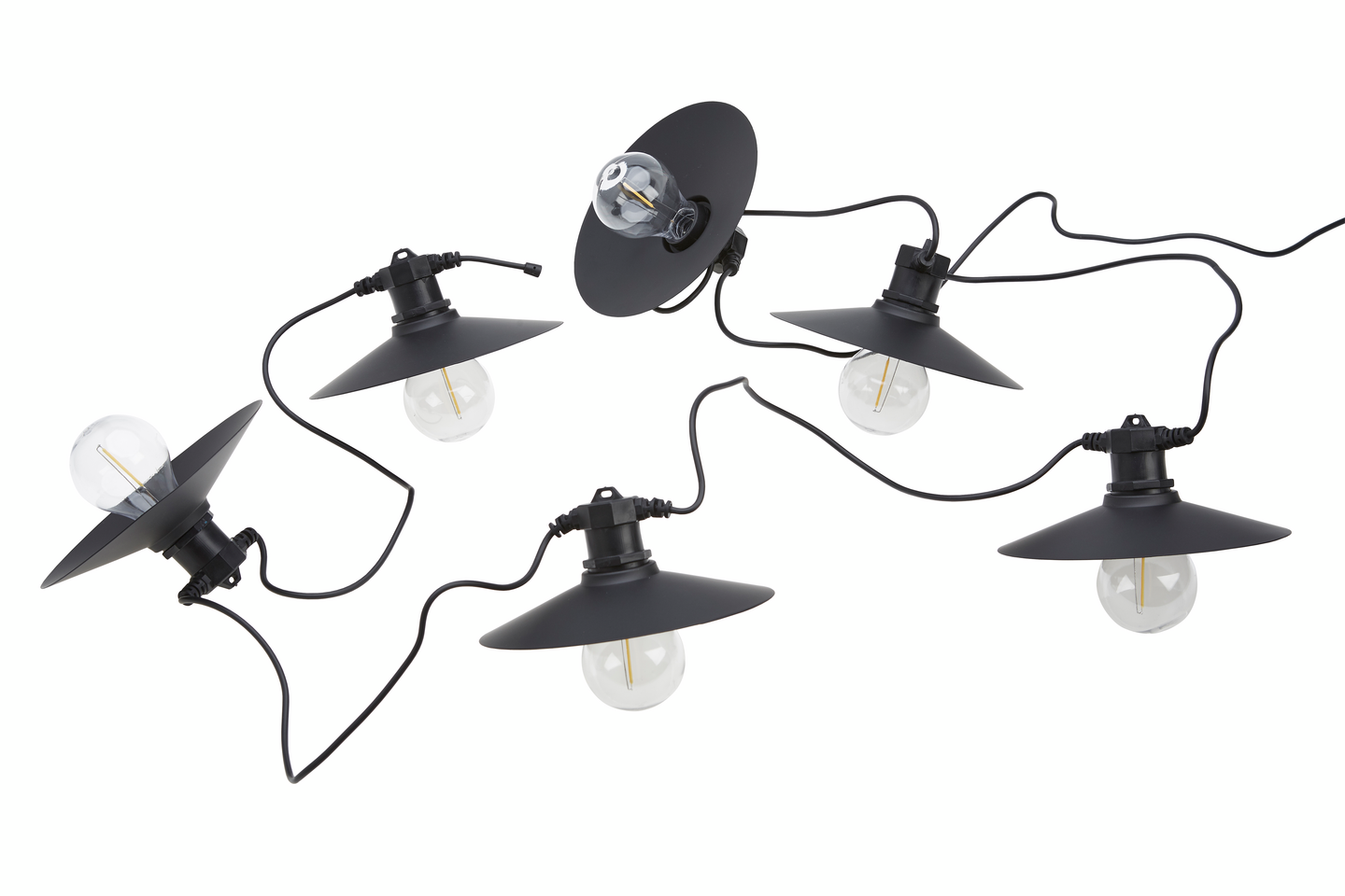 Led-valosarja Cello Garden musta IP44