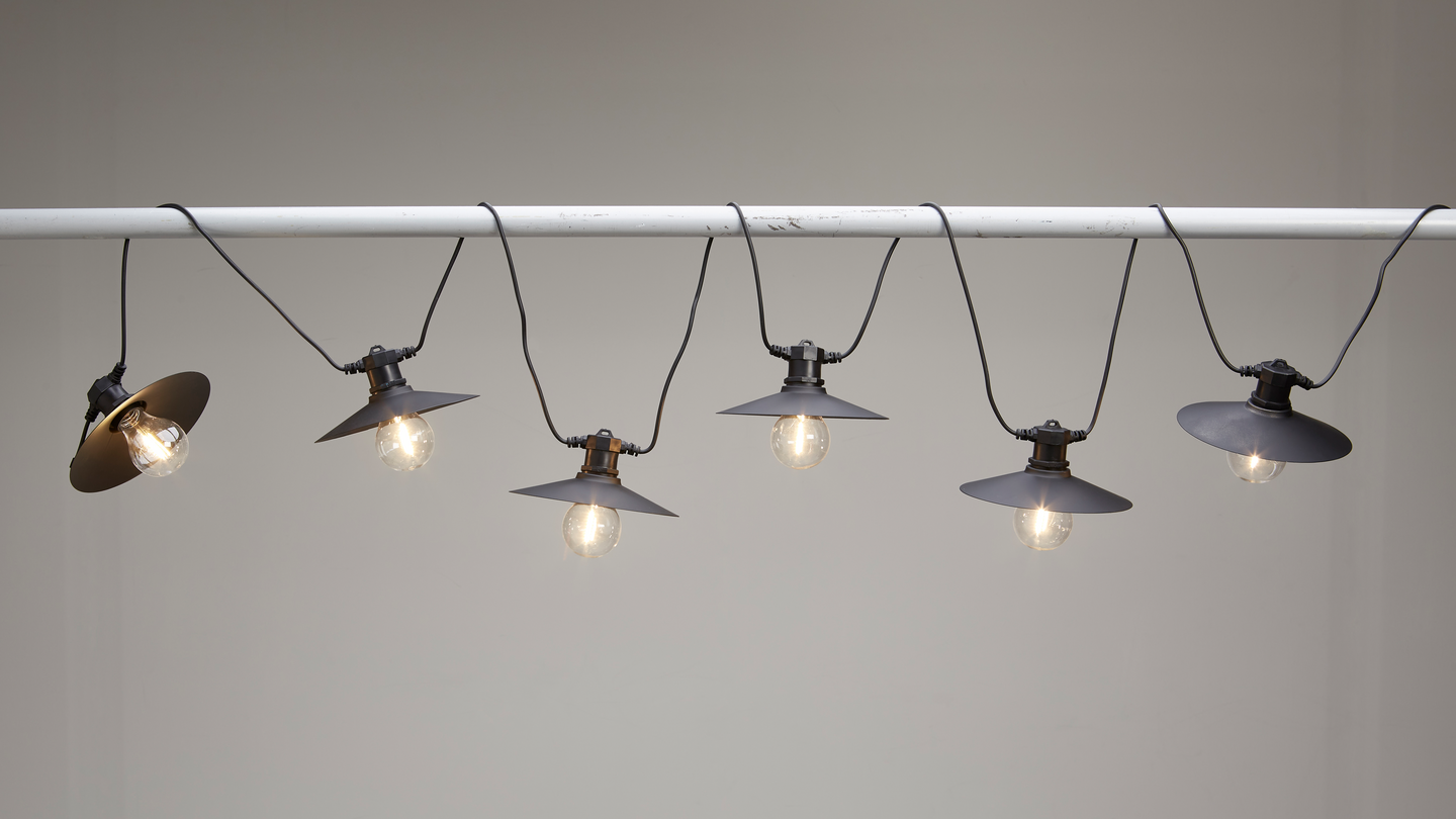 Led-valosarja Cello Garden musta IP44