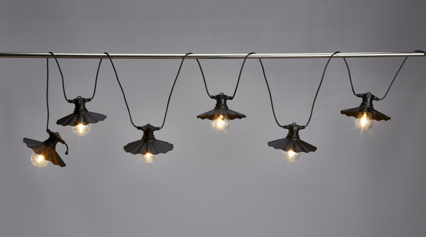 Led-valosarja Cello Circus musta IP44