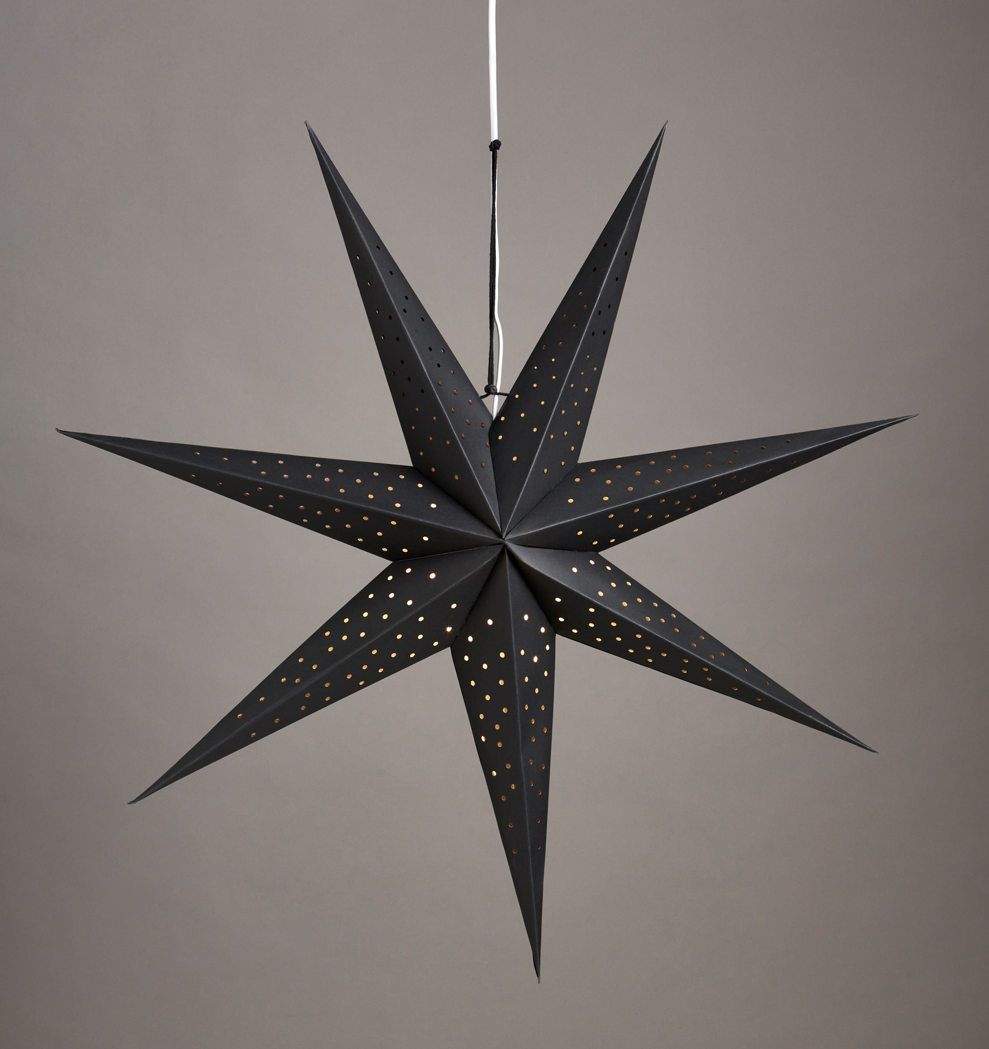 Paperitähti Cello musta IP20