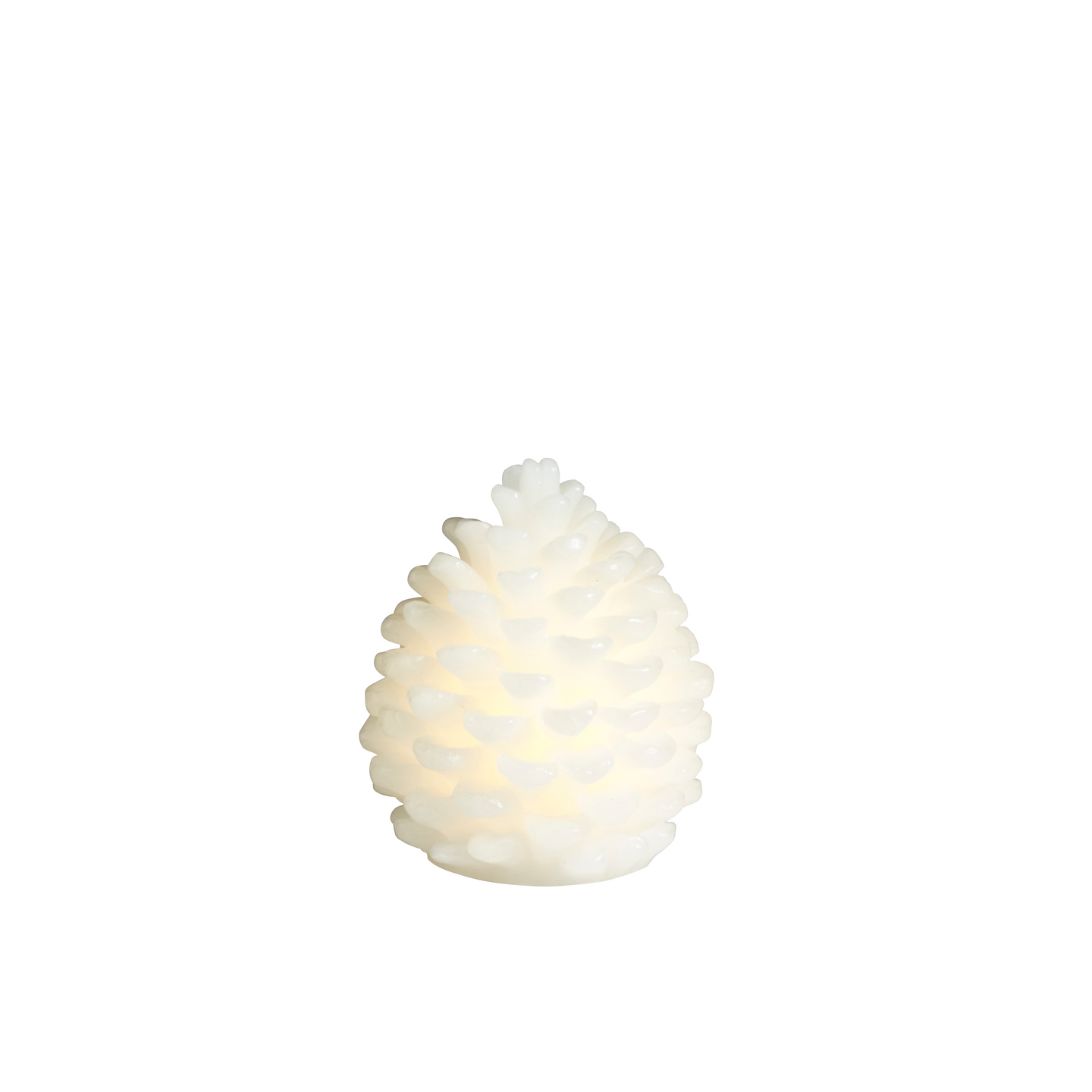 Led-kynttilä Cello käpy IP20 10cm valkoinen