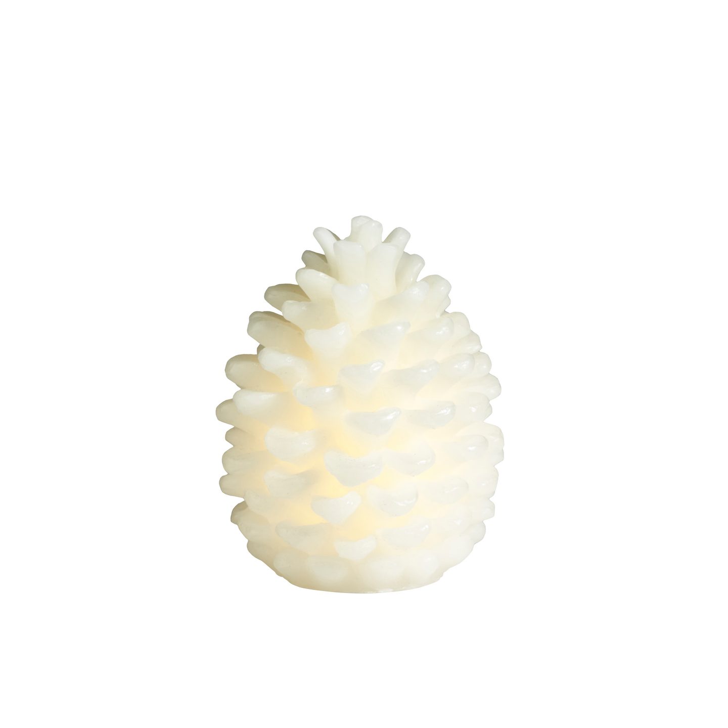 Led-kynttilä Cello käpy IP20 13cm valkoinen