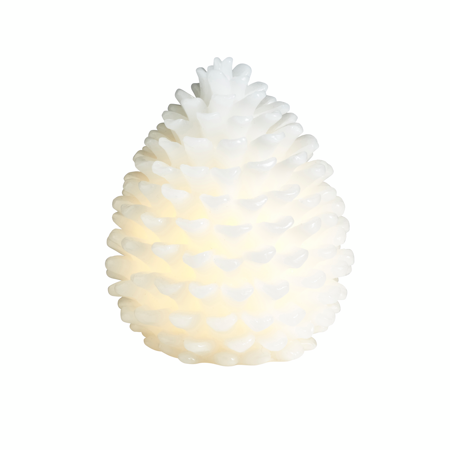 Led-kynttilä Cello käpy IP20 18cm valkoinen