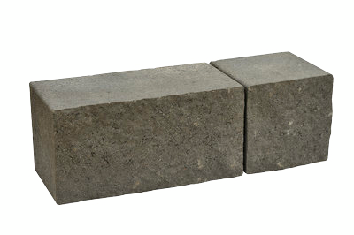 Muurikivi Rudus Antikko 330x165x165mm mustaharmaa