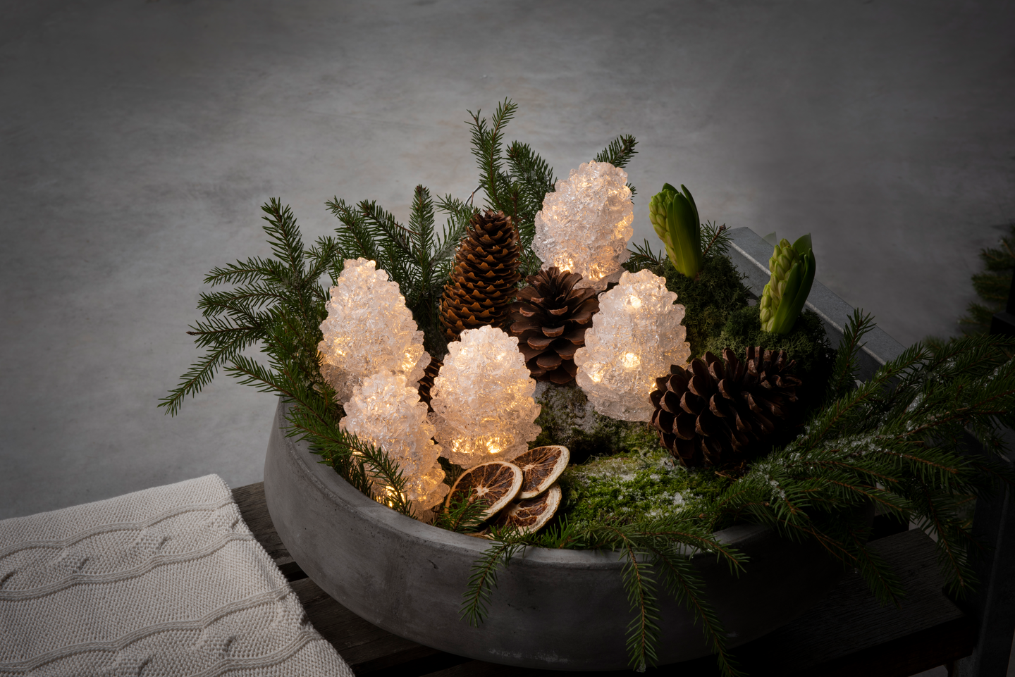 Valosarja Konstsmide akryylikävyt 5kpl