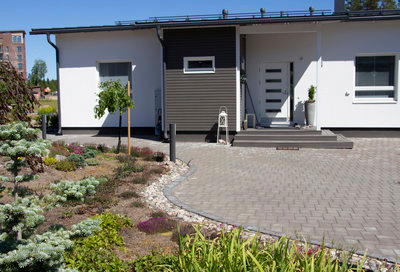 Kartanonupu Rudus viisteetön musta antiikki