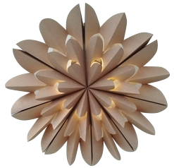 Paperikukka Cello ruusukulta 40cm IP20