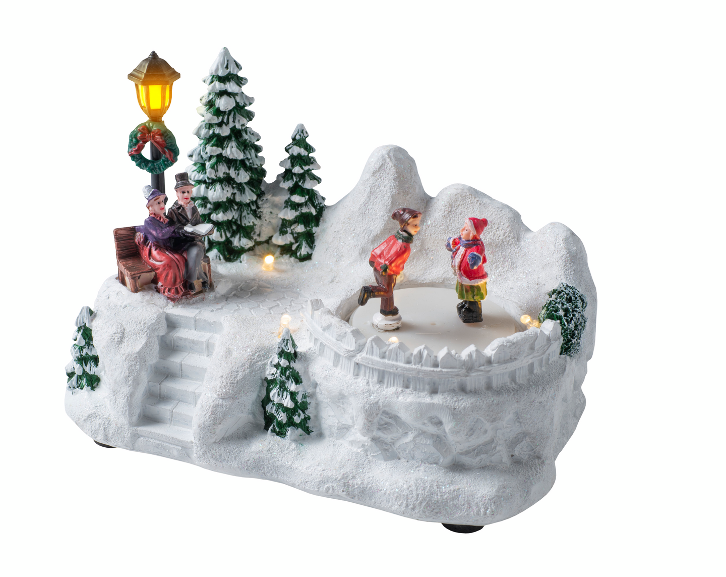 Luistelevat lapset patio Airam b/o timer