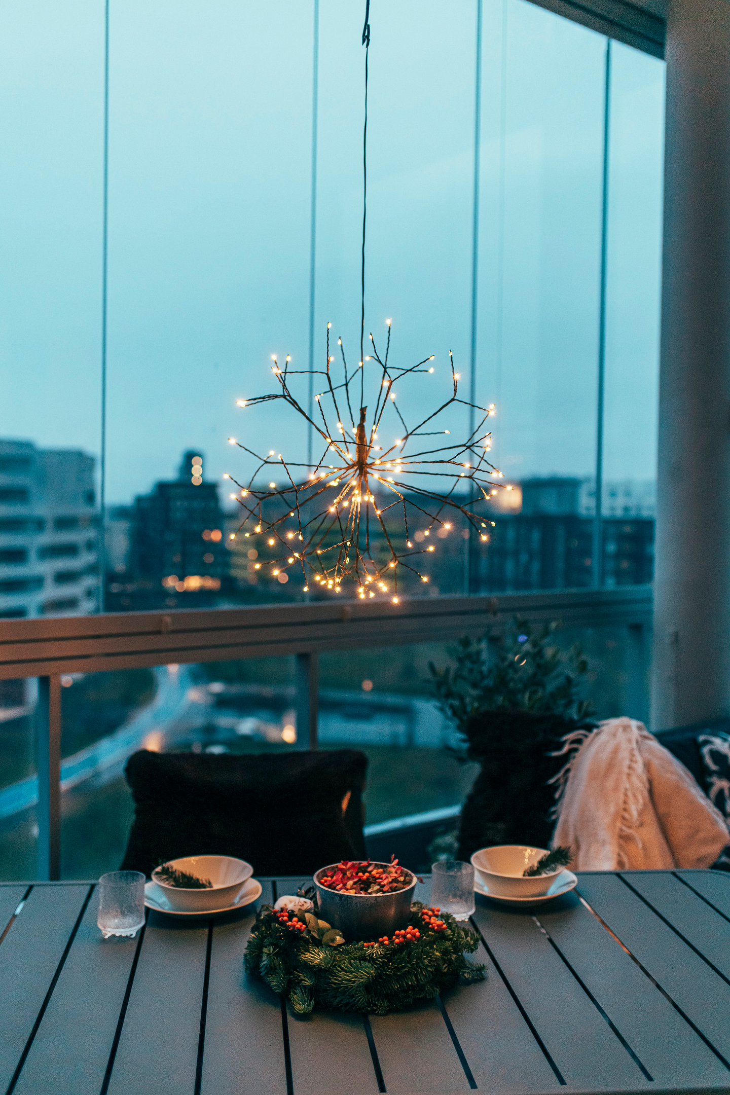 Valokoriste Airam Bolan 50cm 120led/5vilkkuvaa valoa