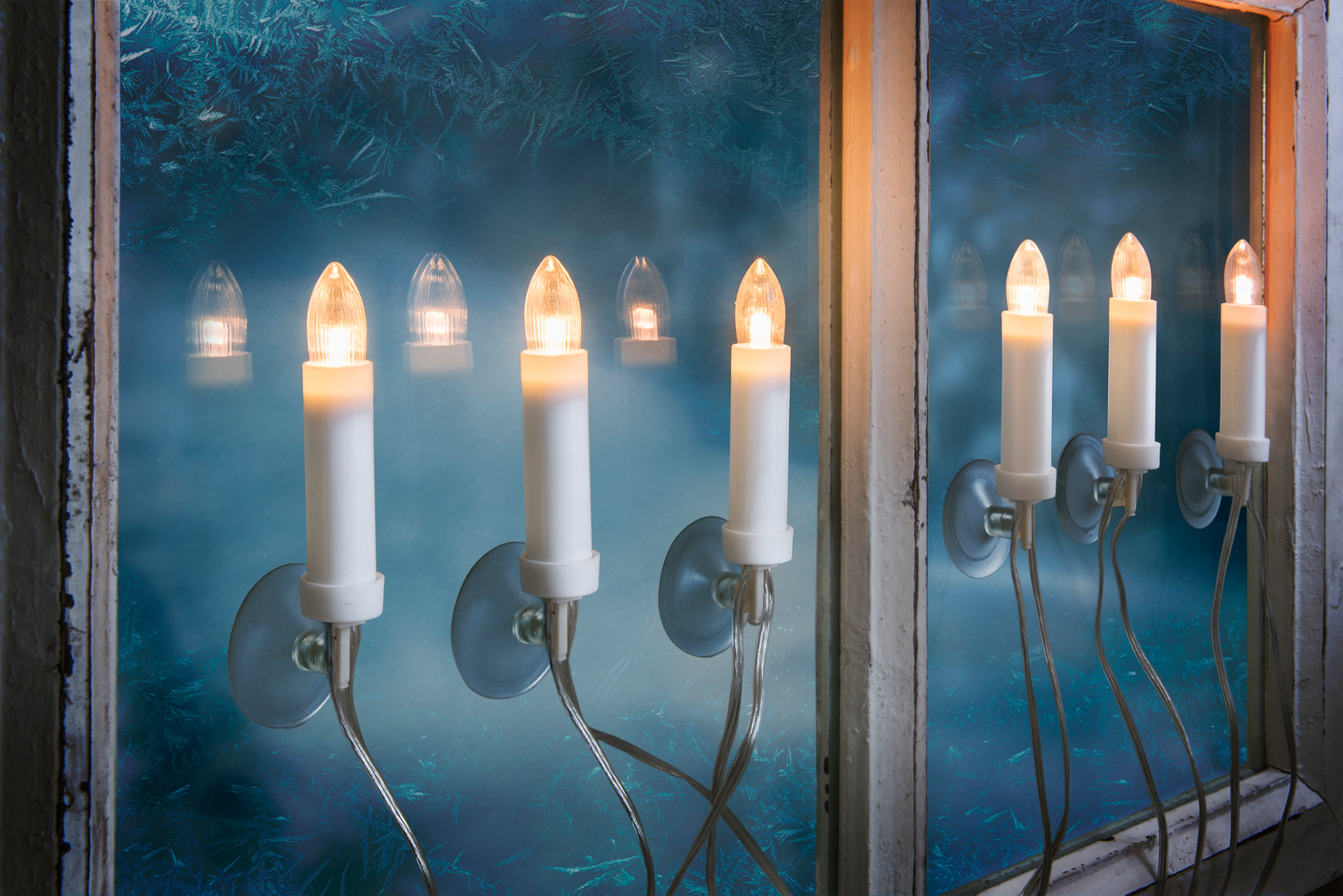 Ikkunasarja Airam imukupit 6 kynttilää