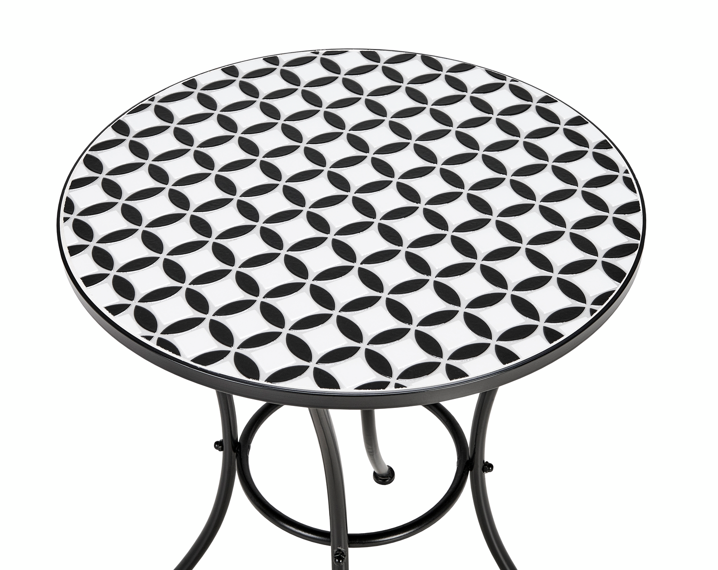 Parvekesetti Cello Mosaic musta/valkoinen