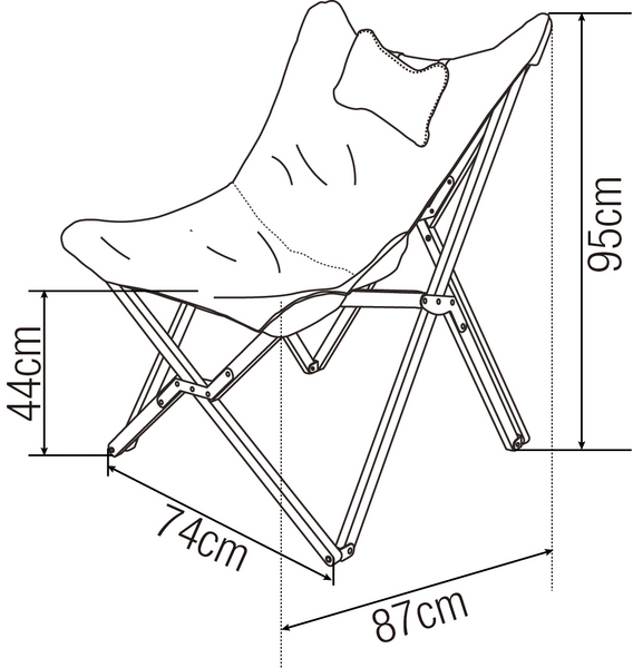 Lepotuoli Cello Butterfly