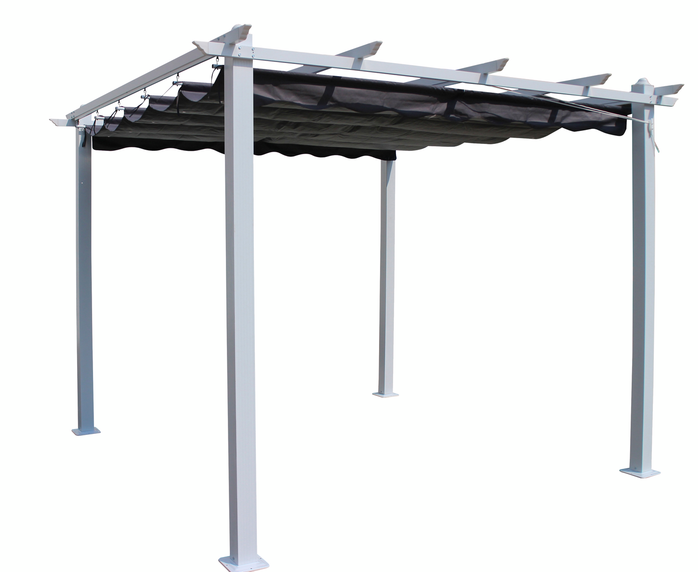 Pergola Cello Halo 3x3m valkoinen runko
