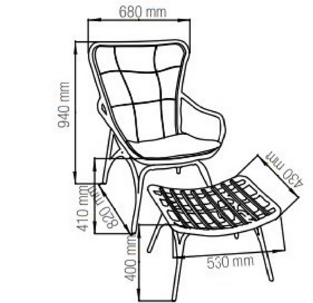 Tuoli ja rahi Cello Granada