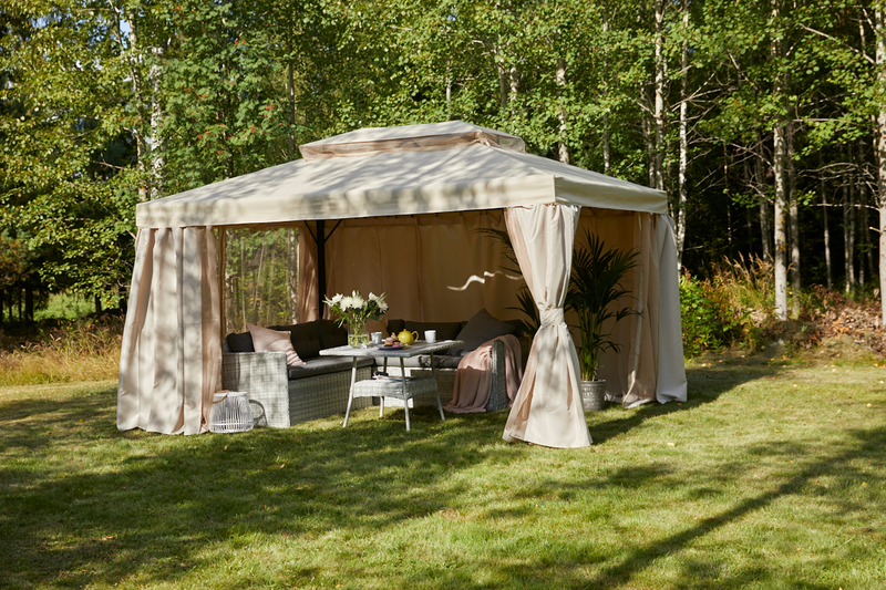 PAVILJONG VERONA 3X4M BEIGE
