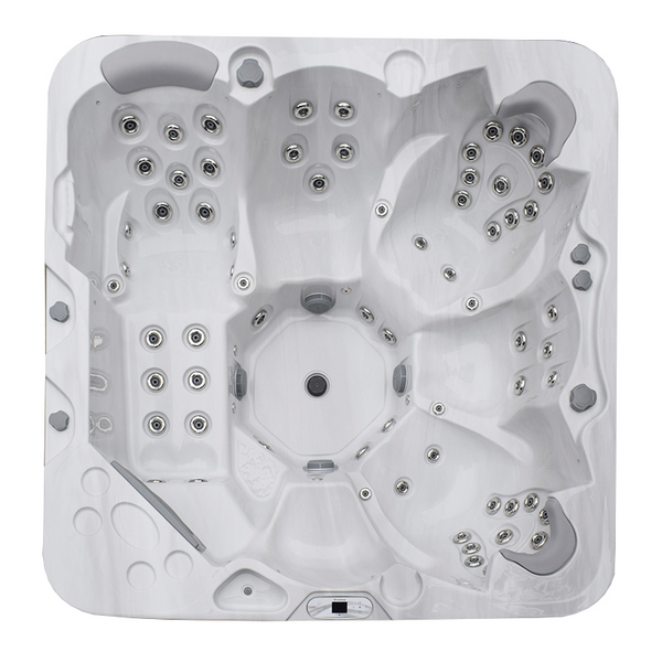 Ulkoporeallas Westerbergs Djusholm valkoinen-harmaa