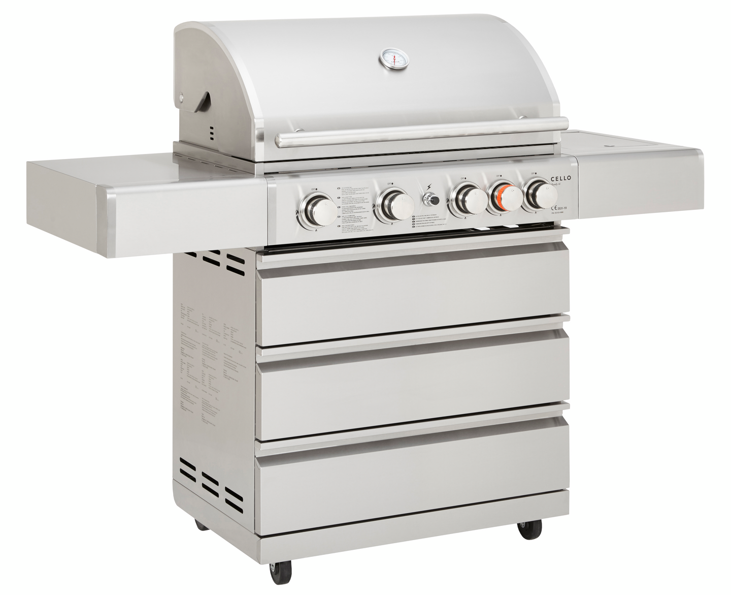 Kaasugrilli Cello Ready 4i