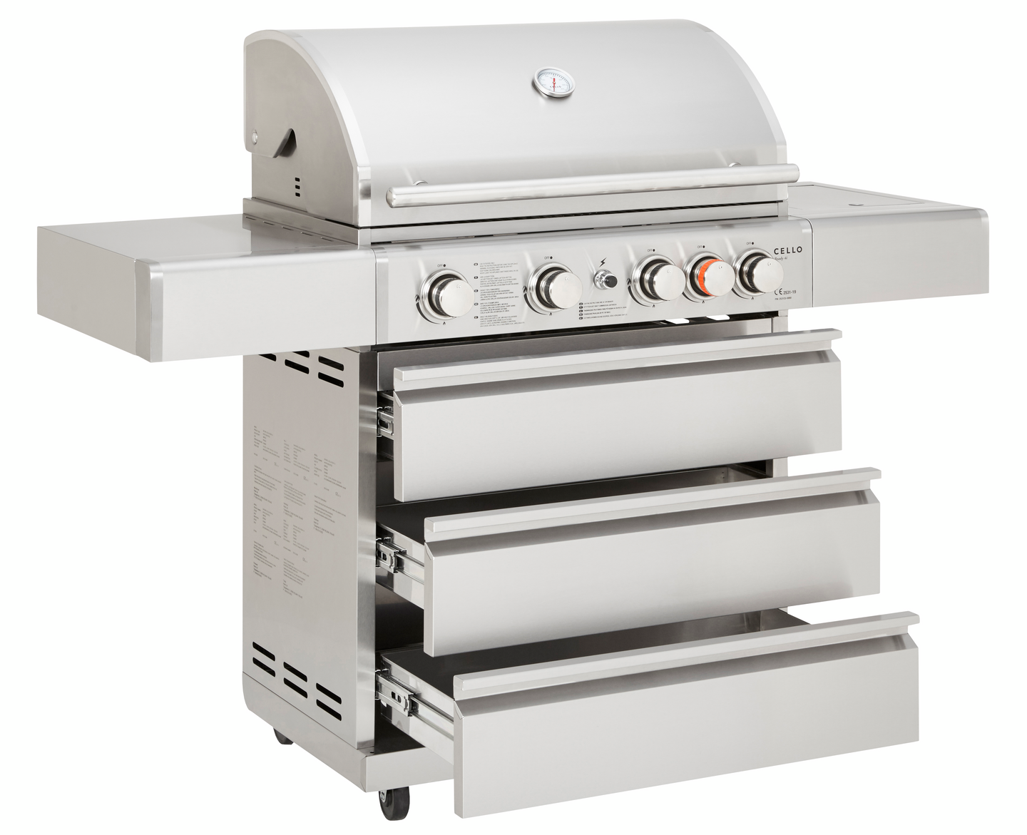 Kaasugrilli Cello Ready 4i