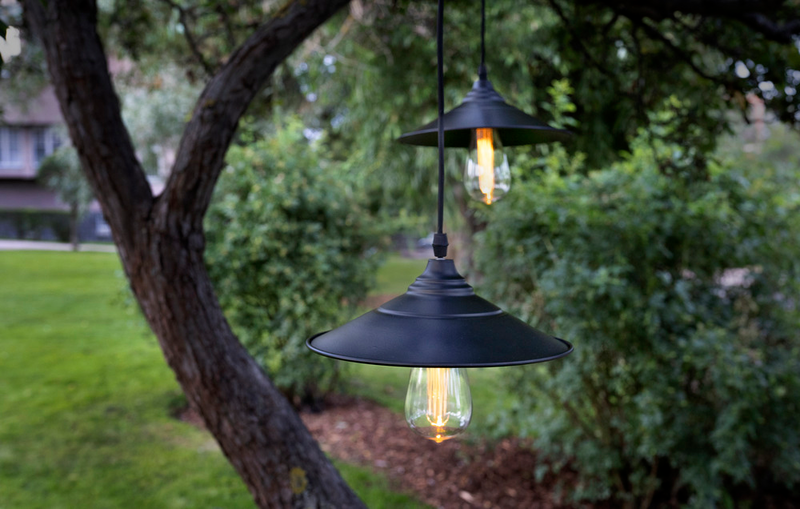 Koristevalo Airam Lago 24cm b/o timer musta