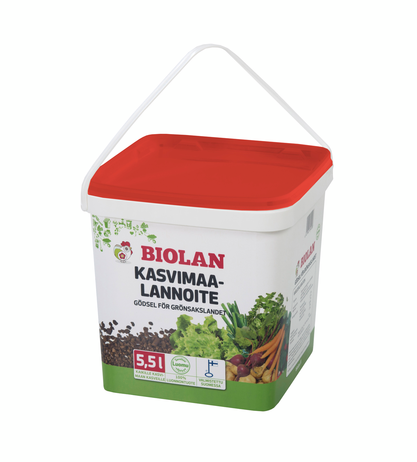 Kasvimaalannoite Biolan 5,5l pakki
