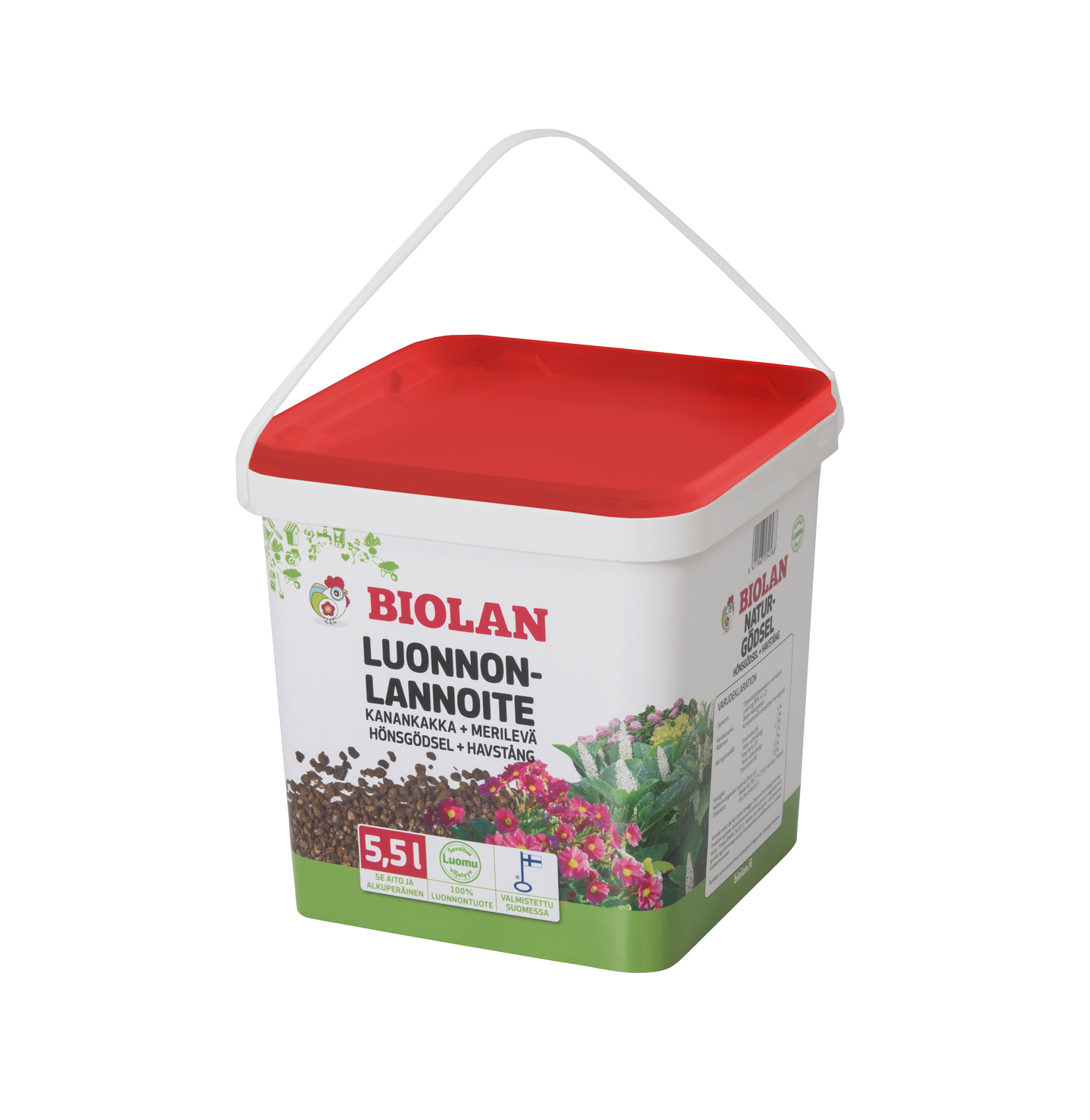 Luonnonlannoite Biolan 5,5l pakki