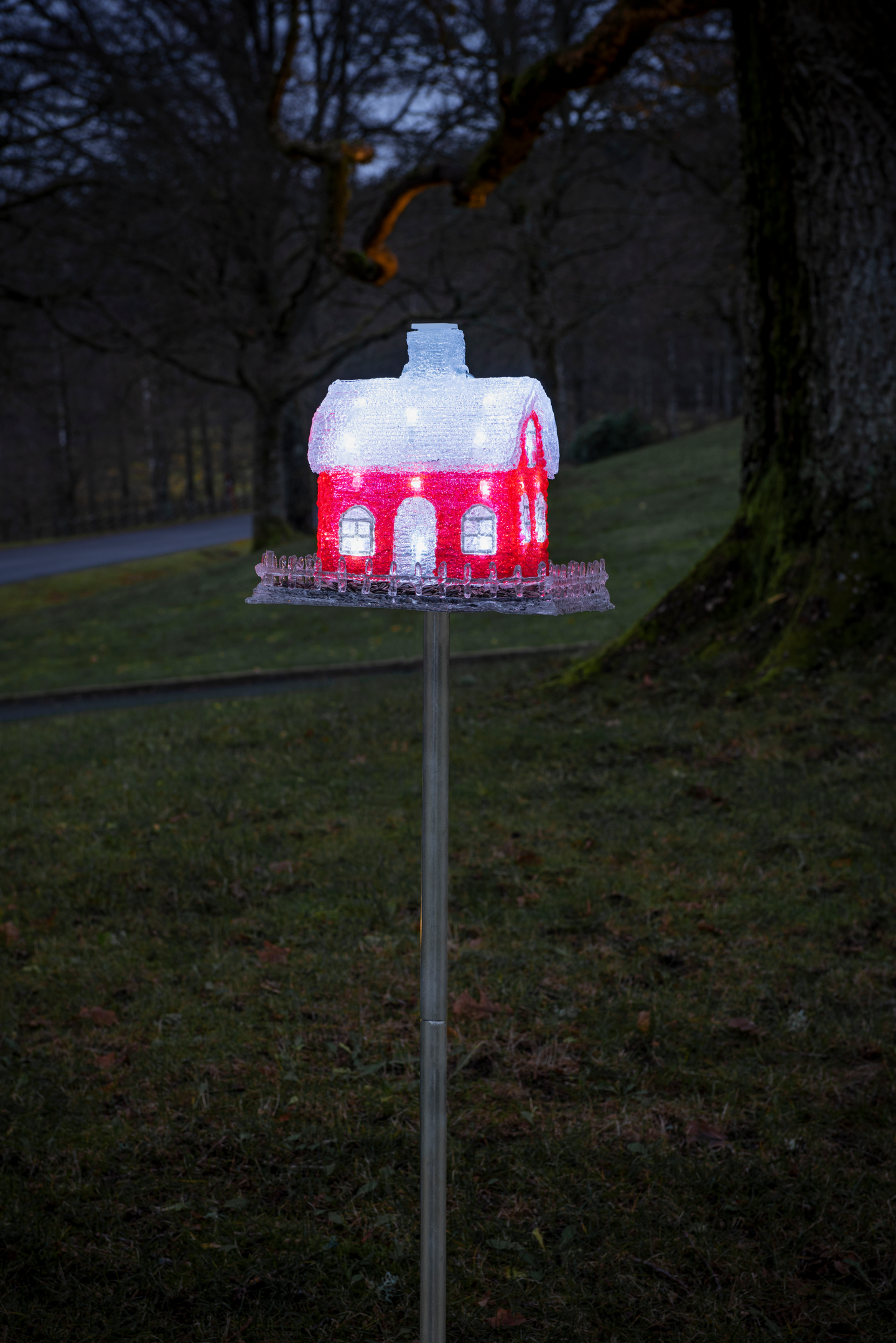 FÅGELBORD GNOSJÖ KONSTSMIDE AKRYL 32 LED, 6283-203