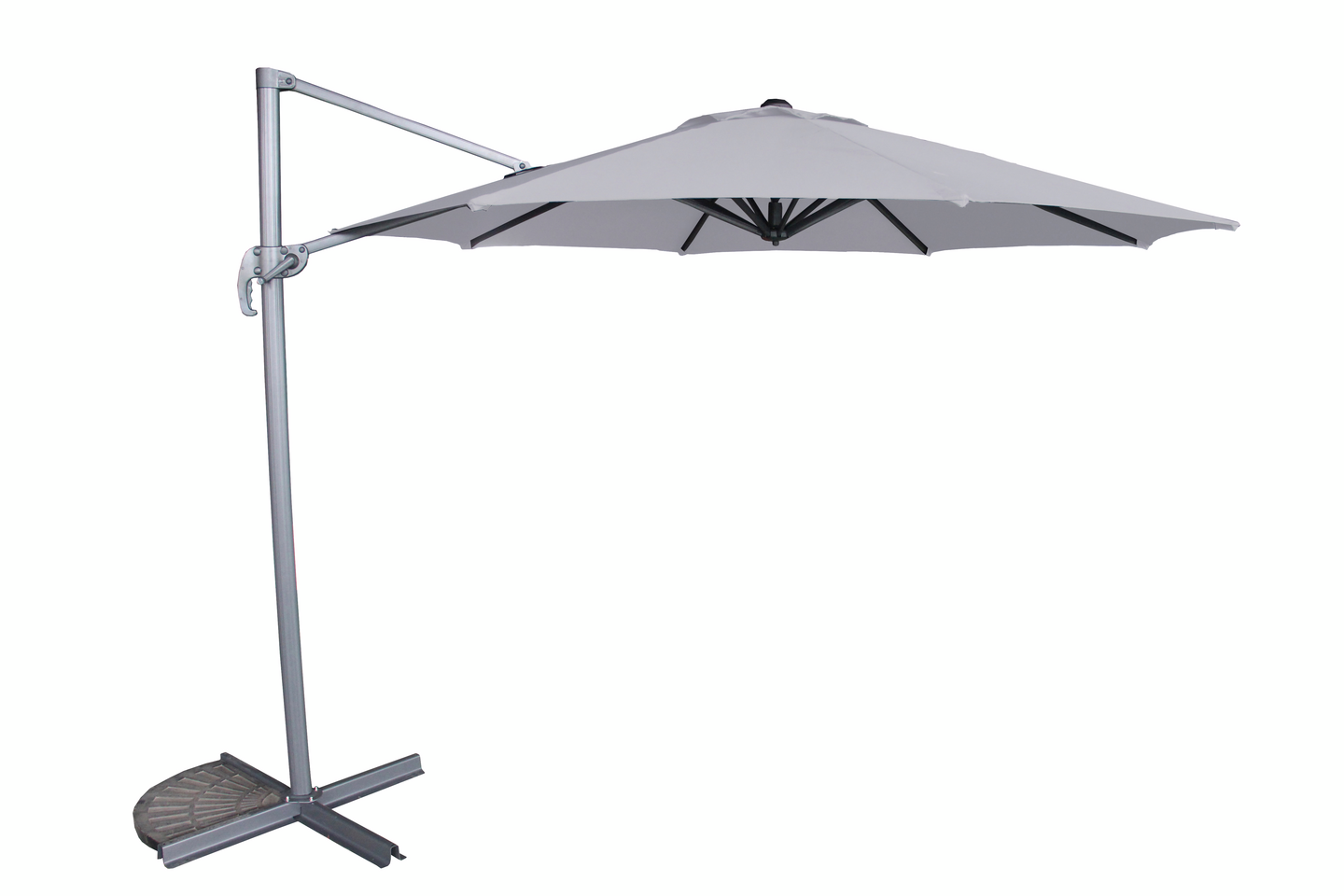 Aurinkovarjo Cello Capri harmaa 300cm