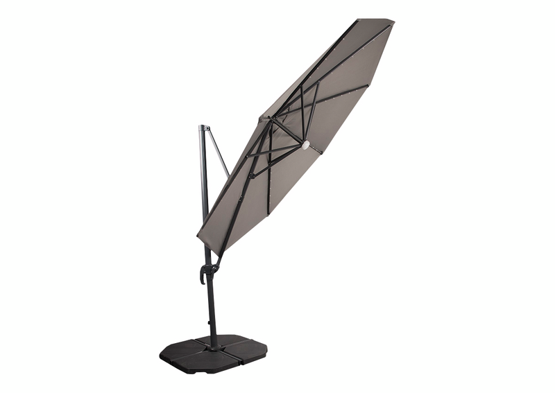 PARASOLL CELLO PARIS GRÅ 300CM