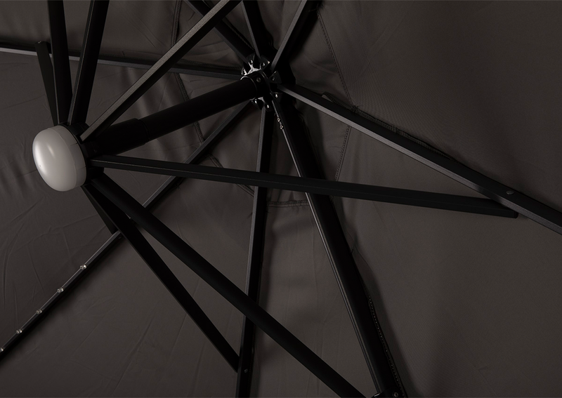 PARASOLL CELLO PARIS GRÅ 300CM