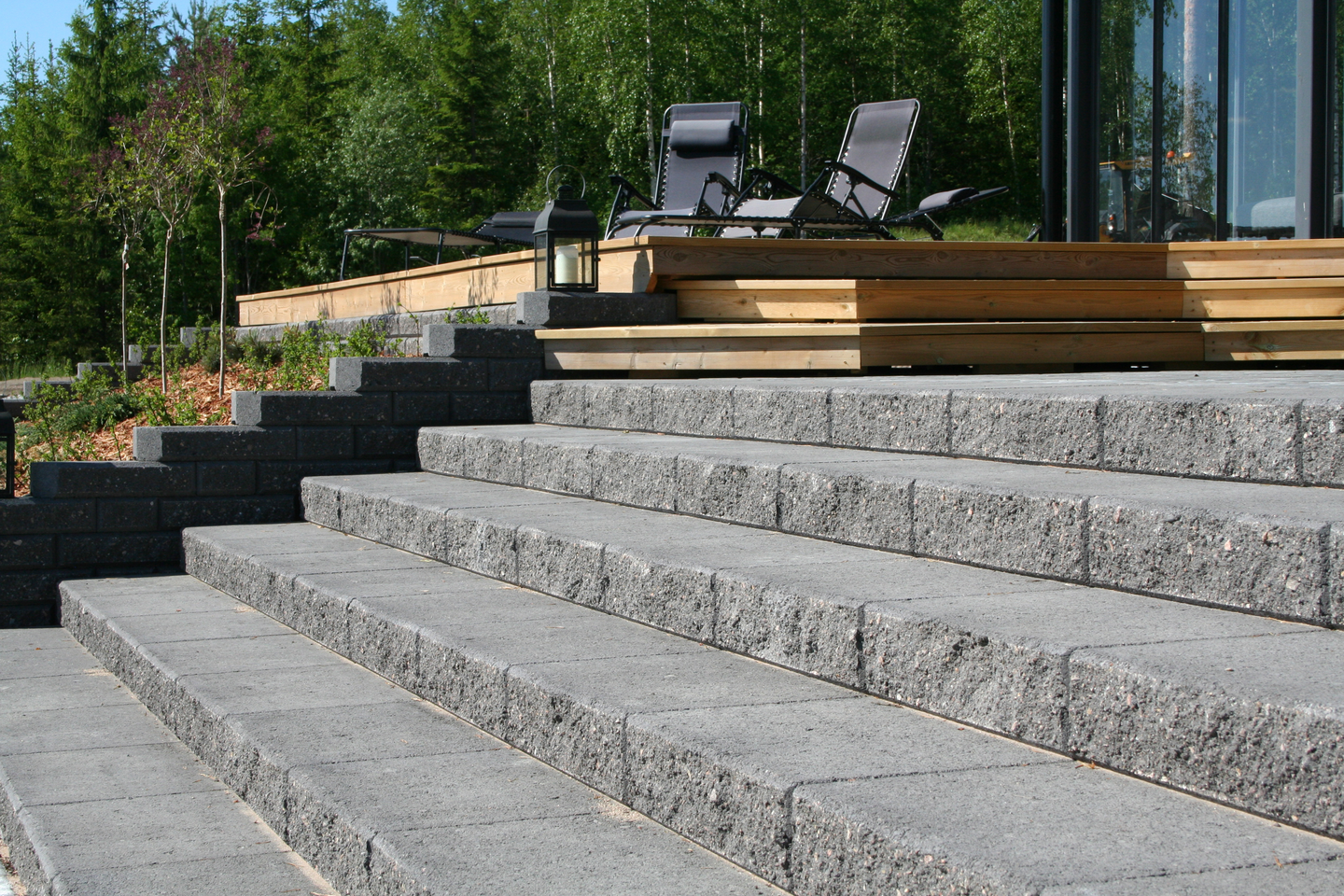 Porraskivi HB musta 600x420x130mm