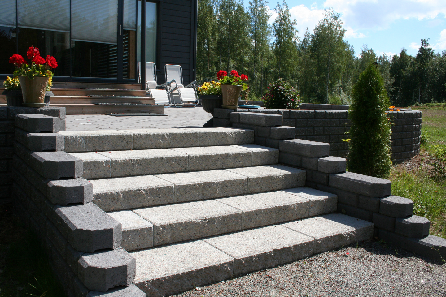 Porraskivi HB harmaa 300x420x130mm