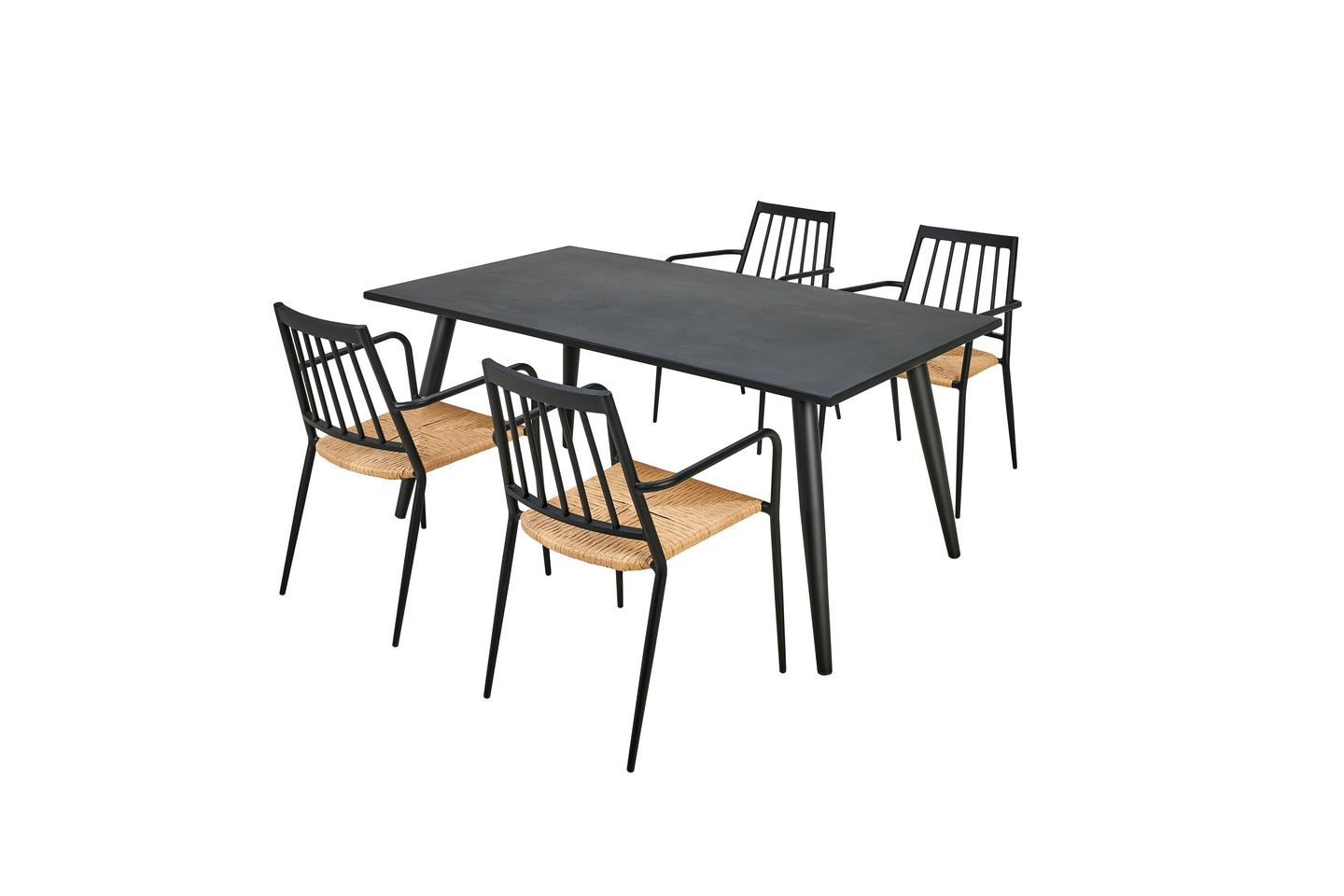 Ruokailuryhmä Cello Nizza 4 tuolia