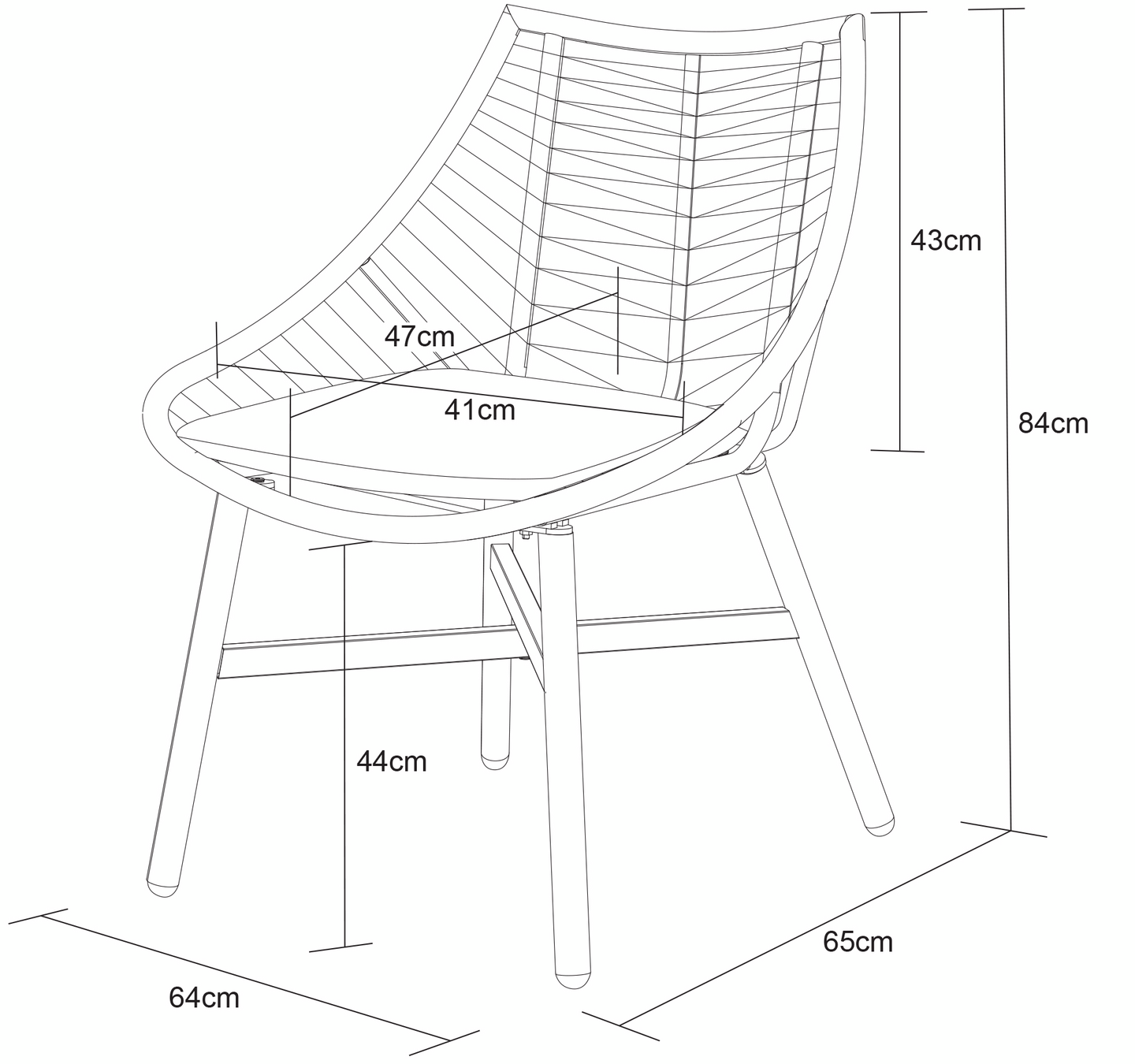Ruokailuryhmä Cello Oslo 4 tuolia
